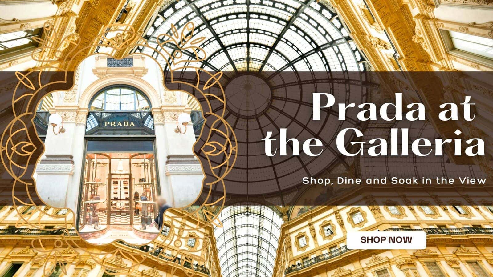 ミラノで一生に一度？の贅沢！プラダ本店でお買い物＆カフェ